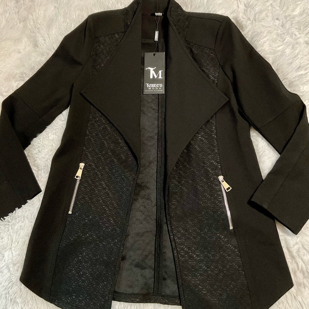 Tesoro Moda long blazer size S